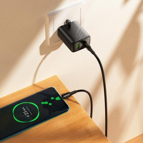 Кабель HOCO Type-C to Type-C Beneficio charging data cable X120 |1m, 60W| black