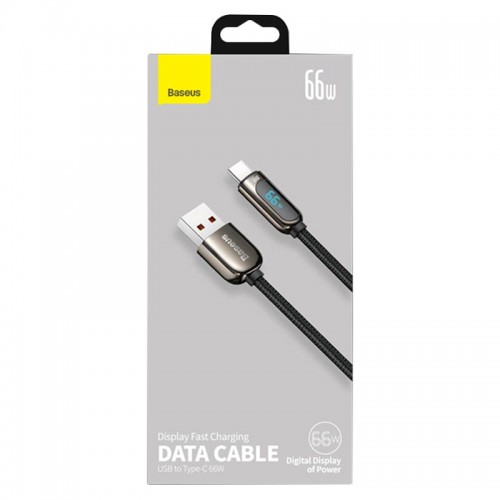 Кабель Baseus Type-C Display Fast Charging Data Cable |1m, 66W/5A| black