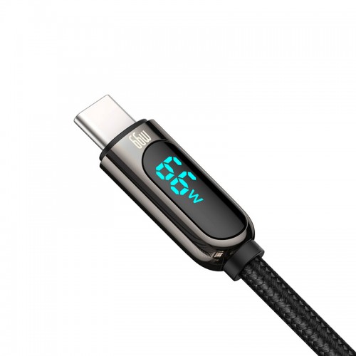 Кабель Baseus Type-C Display Fast Charging Data Cable |1m, 66W/5A| black