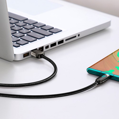 Кабель Baseus Type-C Display Fast Charging Data Cable |1m, 66W/5A| black
