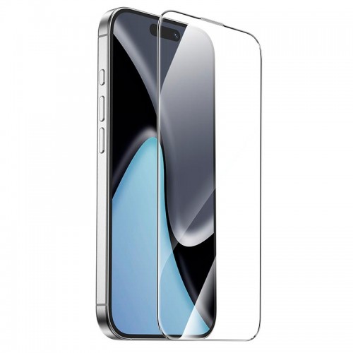 Захисне скло для iPhone 17/16 Pro HOCO Bear Shield series Corning full screen HD tempered glass (A888 Pro) black