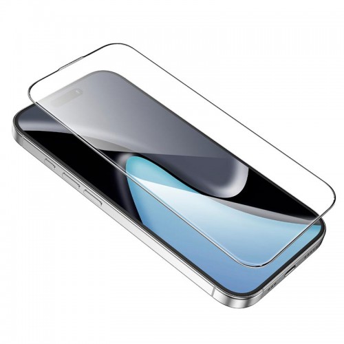 Захисне скло для iPhone 17/16 Pro HOCO Bear Shield series Corning full screen HD tempered glass (A888 Pro) black