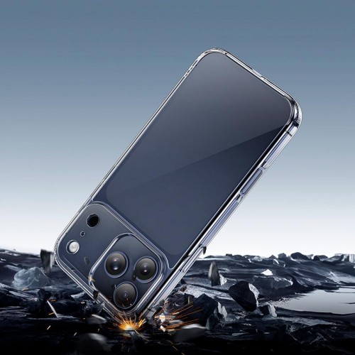 Чохол HOCO для iPhone 17 Pro Airbag anti-fall protective case transparent
