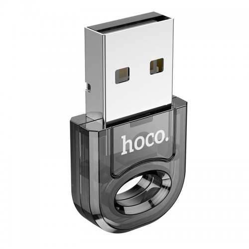 Адаптер HOCO USB BT adapter UA28 |BT5.1| transparent-black