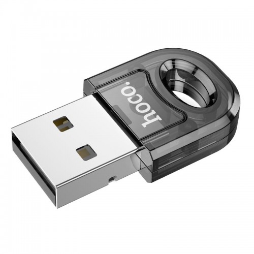 Адаптер HOCO USB BT adapter UA28 |BT5.1| transparent-black