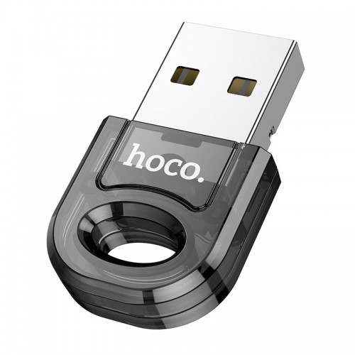 Адаптер HOCO USB BT adapter UA28 |BT5.1| transparent-black