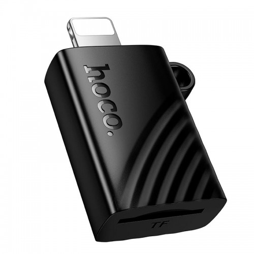 Перехідник HOCO Lightning to TF 2.0 mini card reader HB53 |480Mbps, 1TB Max| black