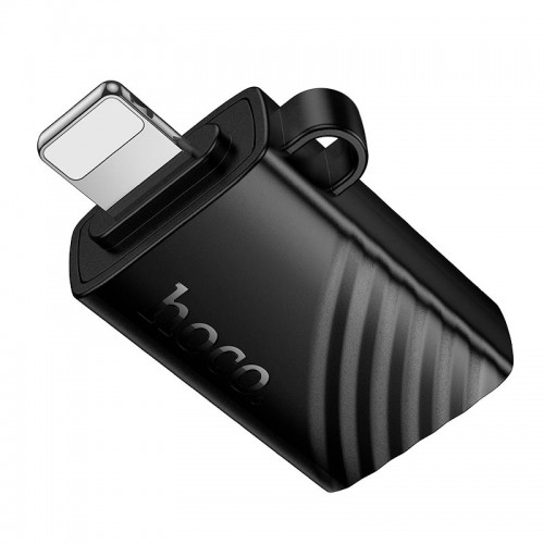 Перехідник HOCO Lightning to TF 2.0 mini card reader HB53 |480Mbps, 1TB Max| black