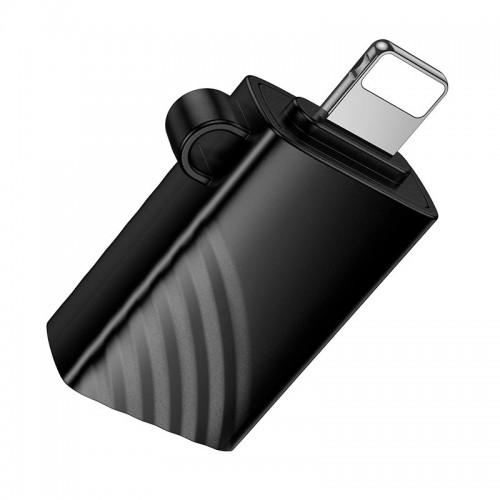 Перехідник HOCO Lightning to TF 2.0 mini card reader HB53 |480Mbps, 1TB Max| black