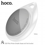 Поисковый трекер HOCO в форме капли воды, противоударный трекер DI29 Plus, белый