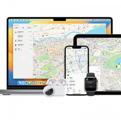 Пошуковий трекер HOCO Tiger Intelligent positioning anti-lost device set E91 (4PCS) white