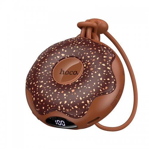 Грелка для рук HOCO Donut double-sided heating hand warmer J168 |4-8.5h| brown