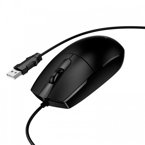 Миша HOCO League business wired mouse GM50 |1.45m| black