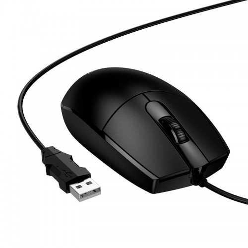 Миша HOCO League business wired mouse GM50 |1.45m| black