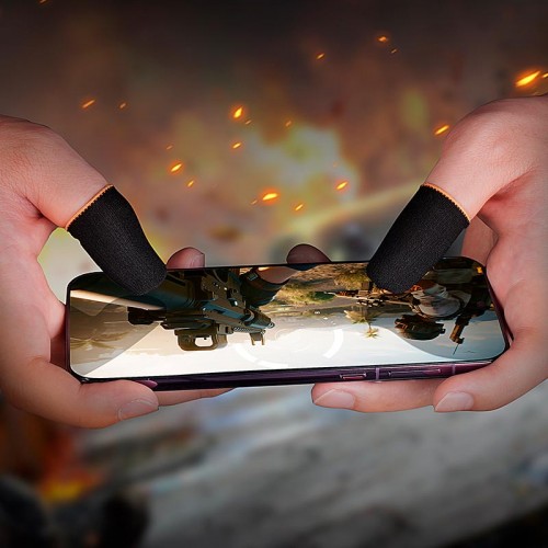 Ігровий рукав для пальців HOCO Magic Claw carbon fiber gaming finger set GA20 black