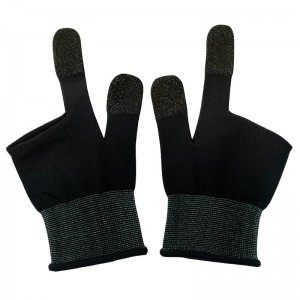 Игровой рукав для пальцев HOCO Eagle Claw silver fiber two-finger gaming gloves GA21