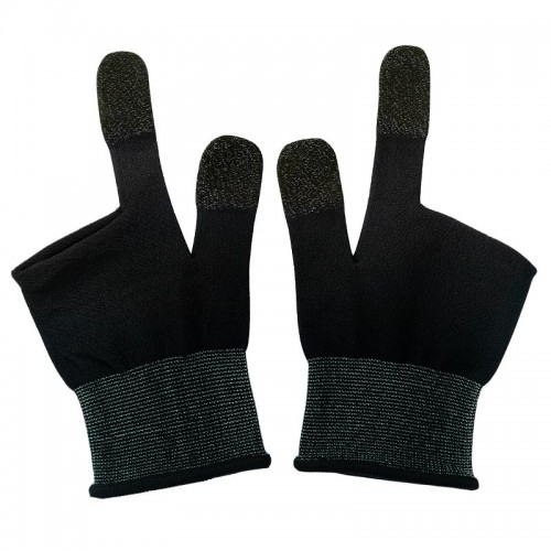 Игровой рукав для пальцев HOCO Eagle Claw silver fiber two-finger gaming gloves GA21