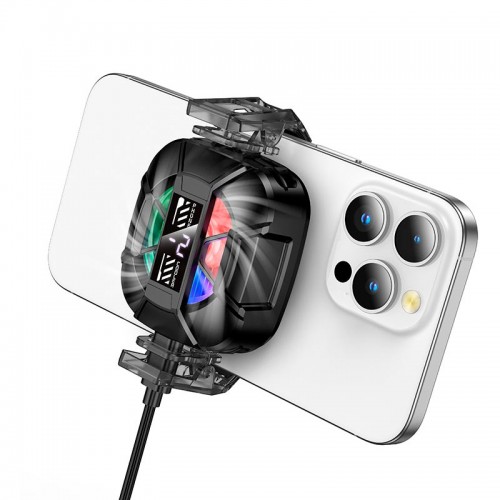Кулер для телефона HOCO Triumph полупроводниковый кулер для телефона GA5 |3 уровня, USB-C| черный