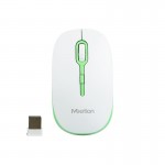 Миша MeeTion Wireless Mouse 2.4 G MT-R547 white-green