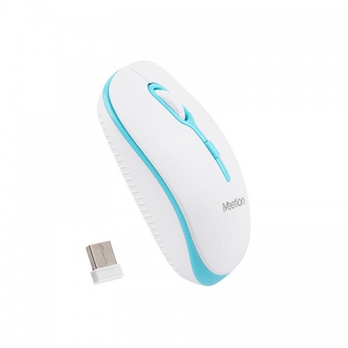 Миша MeeTion Wireless Mouse 2.4 G MT-R547 white-green