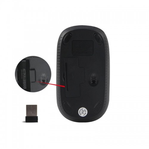 Миша MeeTion Wireless Mouse 2.4 G MT-R547 white-green