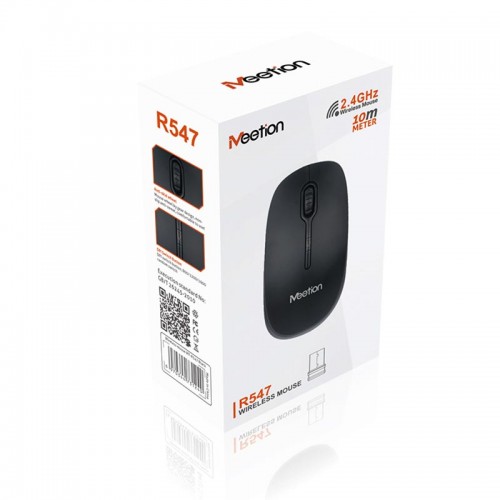 Миша MeeTion Wireless Mouse 2.4 G MT-R547 white-green