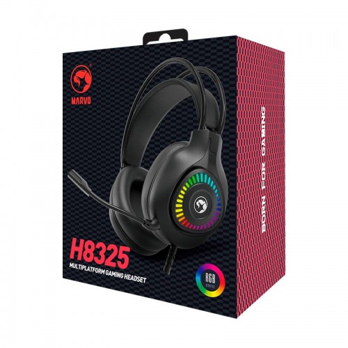 Навушники MARVO PULZ 30 Wired Headset H8325 |PS4/PS5/Xbox/PC, RGB| black