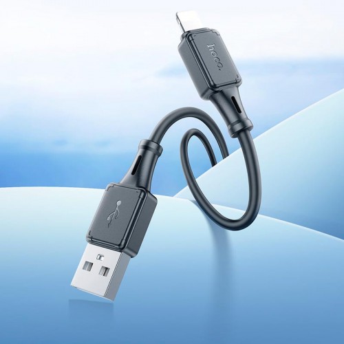 Кабель HOCO lightning Assistant silicone charging data cable X101 |1m, 2.4A|