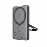 Ультратонкий повербанк MagSafe Acefast M16 5000mAh 18W с держателем черный