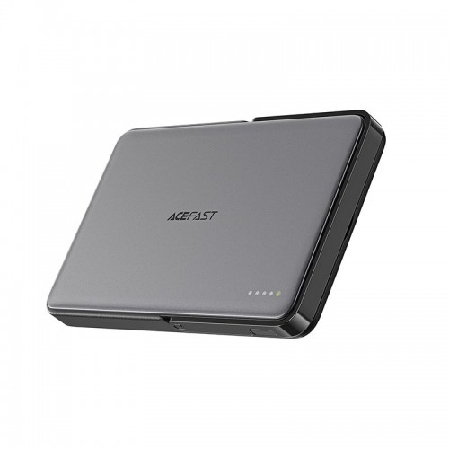 УМБ ACEFAST PD ultra-thin magnetic wireless charging power bank with stand M16 5000mAh |1Type-C, 18W/3A, PD/QC|