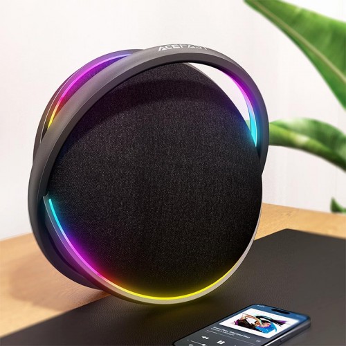 Акустика ACEFAST K5 Pro Portable wireless Speaker |BT5.4, USB/AUX/TF, TWS, 60/100W, EQ,9h| black