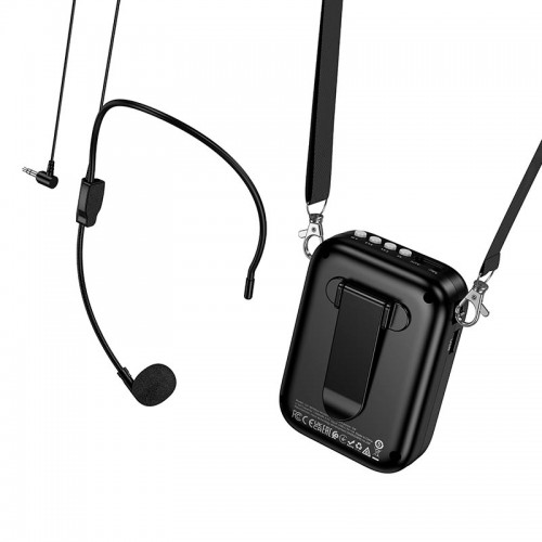 Акустика-диктофон HOCO L23 Lemony speaker with wired microphone |BT5.4, USB/TF/AUX| black