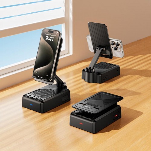 Акустика з підставкою HOCO Wave BT speaker HC45 |BT6.0, remote| black