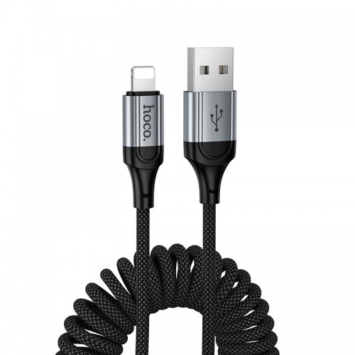Кабель HOCO Lightning Nuevo Charging Data Cable X121 |1.5m, 2.4A| black