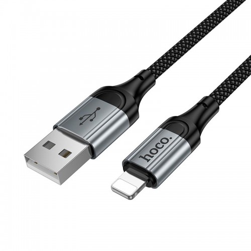 Кабель HOCO Lightning Nuevo Charging Data Cable X121 |1.5m, 2.4A| black