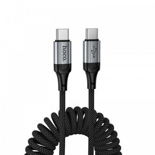 Кабель HOCO Type-C до Type-C Nuevo charging data cable X121 |1.5m, 60W| black
