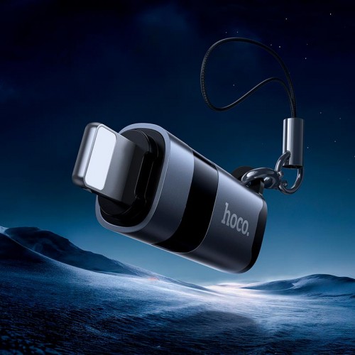 Перехідник HOCO Lightning male to Type-C female screen display adapter UA44 |PD 30W| grey