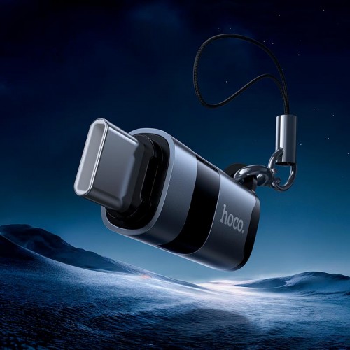 Перехідник HOCO Type-C male to Type-C female screen display adapter UA44A |PD 100W| grey