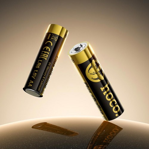 Alkaline battery HOCO JA1A |AA, LR6, 1.5V| (2PCS) black
