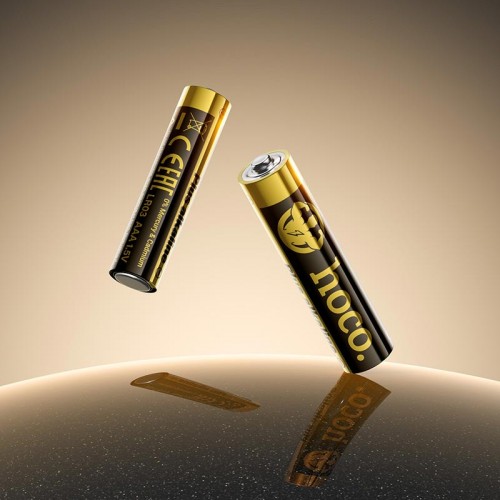Alkaline battery HOCO JA2A |AAA, LR03, 1.5V| (2PCS) black