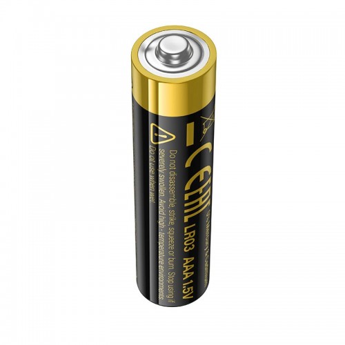Alkaline battery HOCO JA2B |AAA, LR03, 1.5V| (4PCS) black
