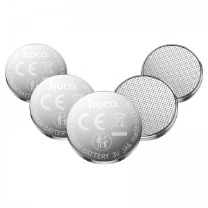 Батарейки Button battery HOCO JA6 CR2032 (5PCS) silver
