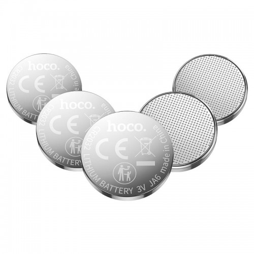Батарейки Button battery HOCO JA6 CR2032 (5PCS) silver