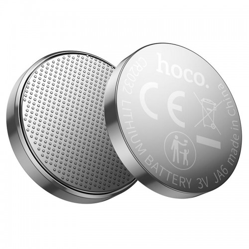 Батарейки Button battery HOCO JA6 CR2032 (5PCS) silver