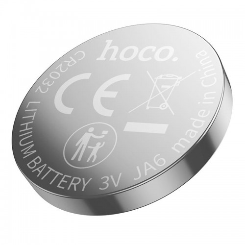 Батарейки Button battery HOCO JA6 CR2032 (5PCS) silver