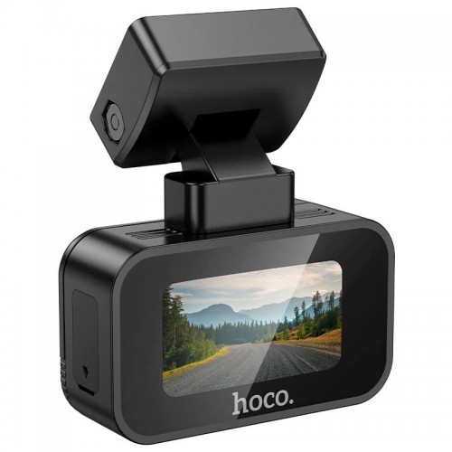 Відеореєстратор Hoco mini screen Dashcam DV10 |1.47", 1080p/30fps, WiFi| black