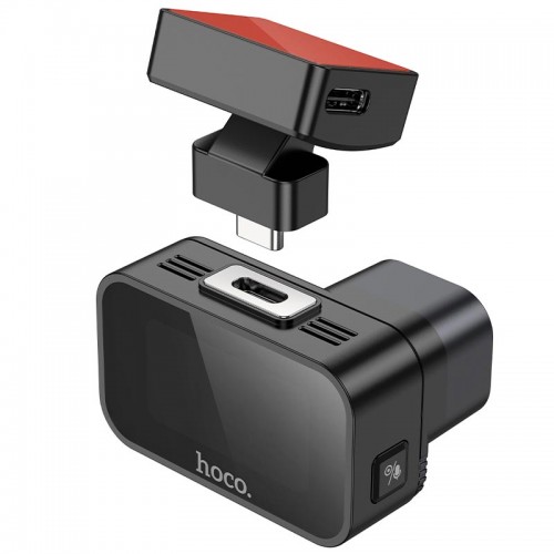 Відеореєстратор Hoco mini screen Dashcam DV10 |1.47", 1080p/30fps, WiFi| black