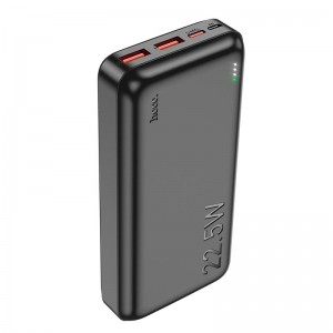 УМБ HOCO Astute fully compatible power bank J101A 20000mAh |2USB/Type-C, 20W/5A, PD/QC| black