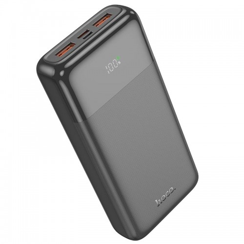 УМБ HOCO Fast fully compatible power bank with digital display 20000mAh J121A |2USB/Type-C, 5A/22.5W, QC/PD| black