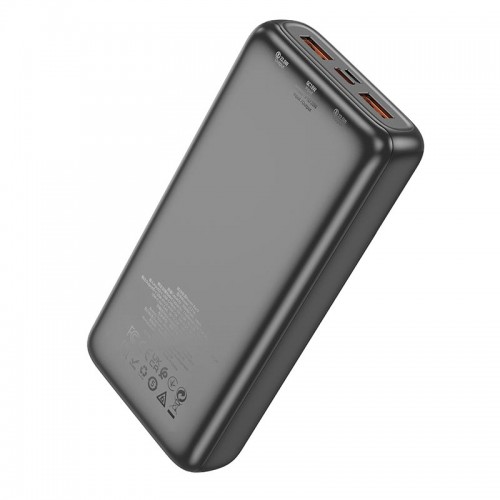 УМБ HOCO Fast fully compatible power bank with digital display 20000mAh J121A |2USB/Type-C, 5A/22.5W, QC/PD| black